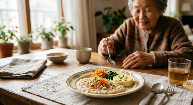 노인을 위한 부드러운 음식