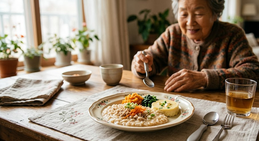 노인을 위한 부드러운 음식