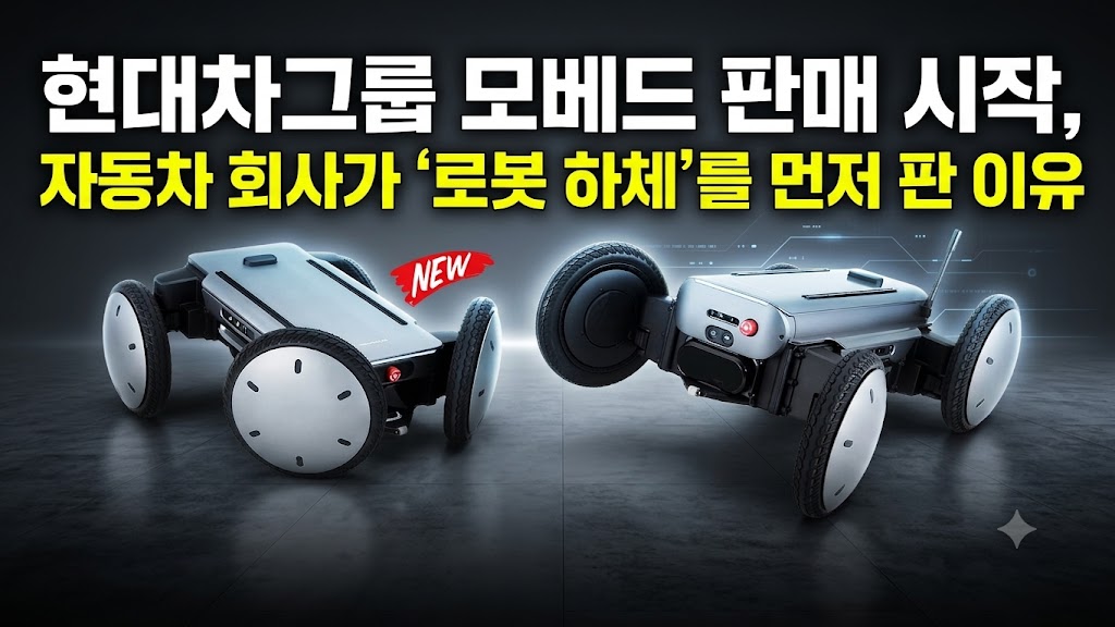 현대차 "모베드 판매시작" 문구가 들어간 이미지.