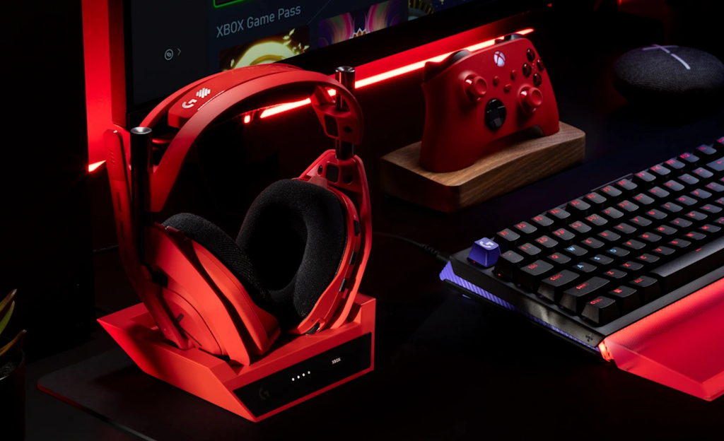 로지텍 A50 X 레드LIGHTSPEED 무선 과 방송 품질의 LIGHTSPEED 마이크
