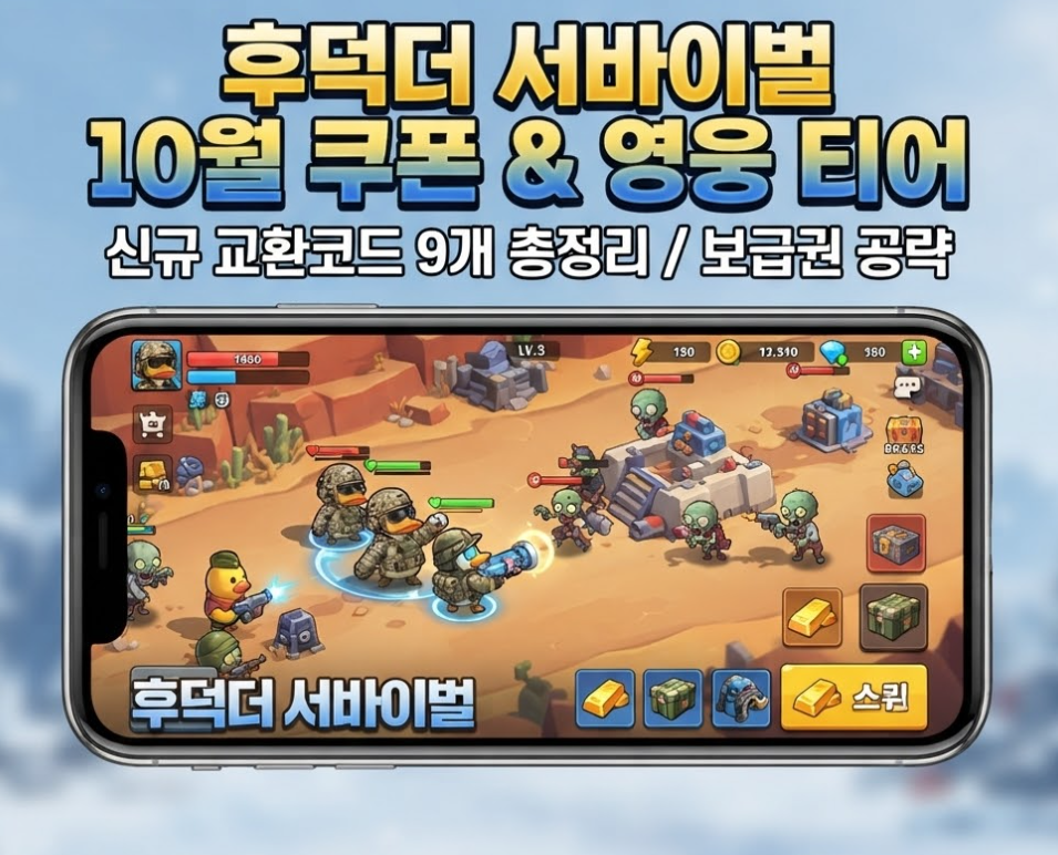 후더덕 서바이벌 보급권 공략 이미지