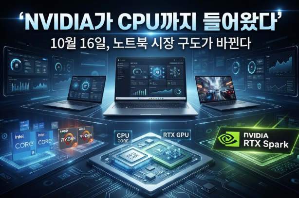 NVIDIA 가 cpu 까지 들어왔다 문구가 들어간 썸네일 이미지