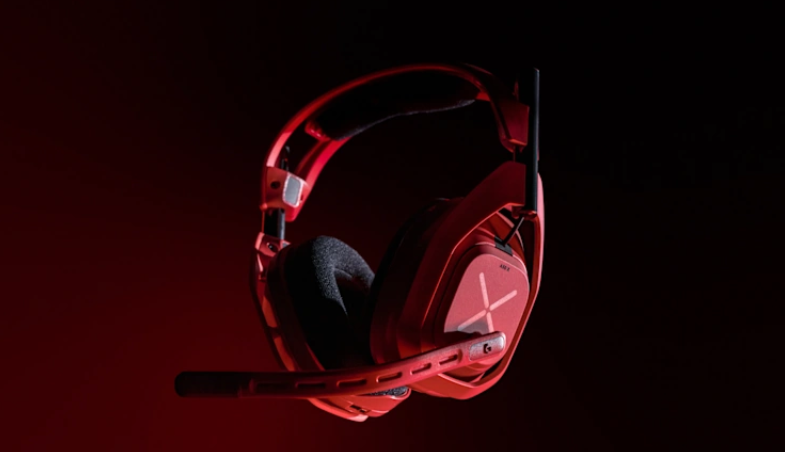 로지텍 A50 X 레드 LIGHTSPEED 게임과 챗 밸런스 조절 및 Bluetooth® 듀얼 디바이스 믹싱 가능